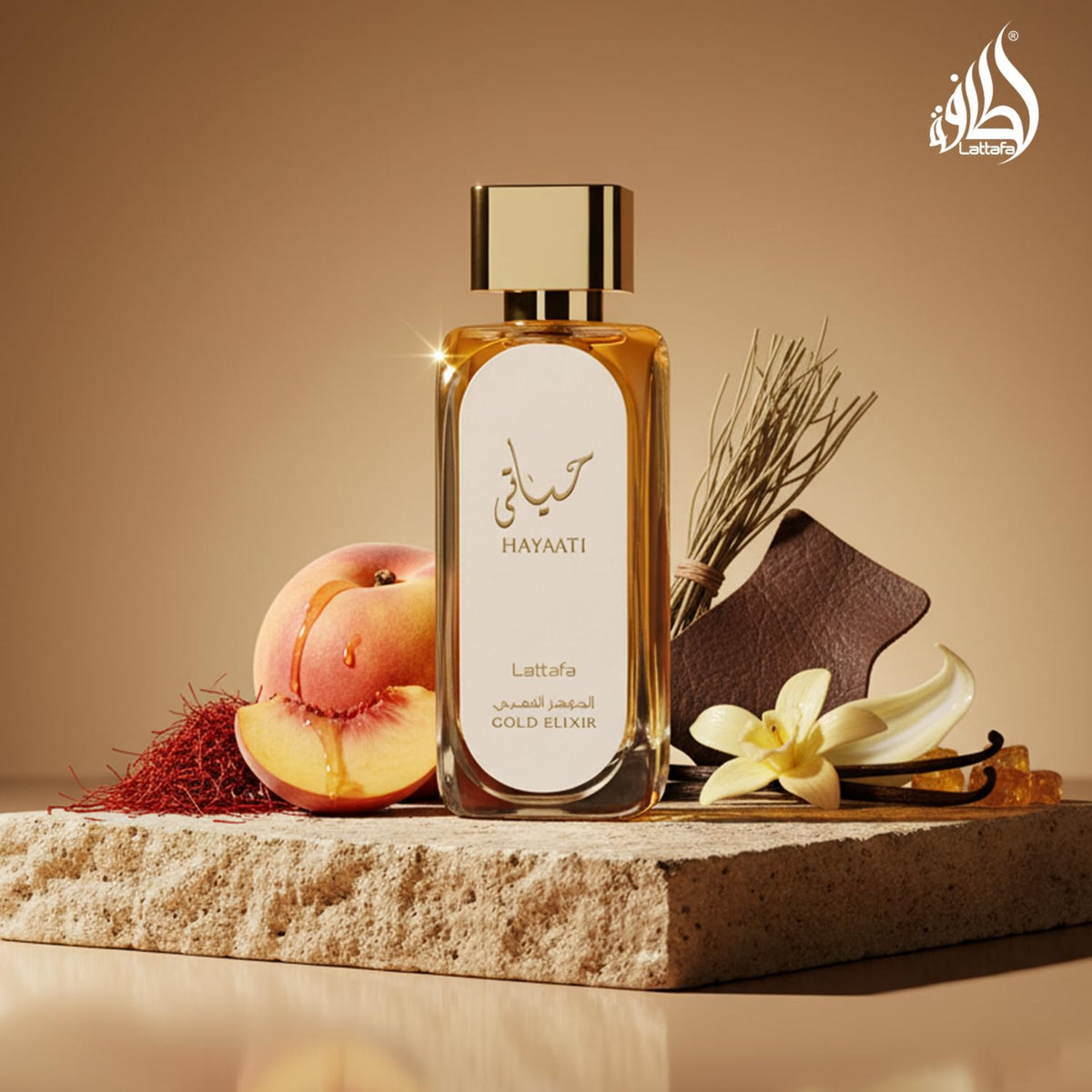 Lattafa Hayaati Gold Elixir – 3.40 Ounce / 100 ml Unisex Fragrance | Fast US Delivery