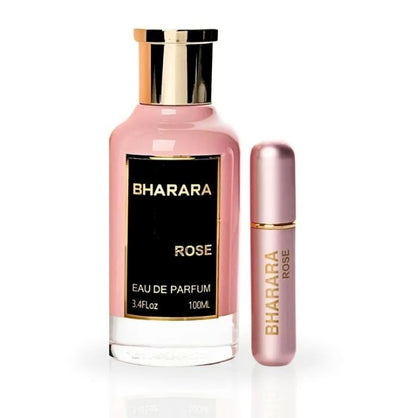 Bharara Rose Long Lasting Floral Perfume 3.4 fl oz / 100 ml – Premium Unisex Scent, Ships Free