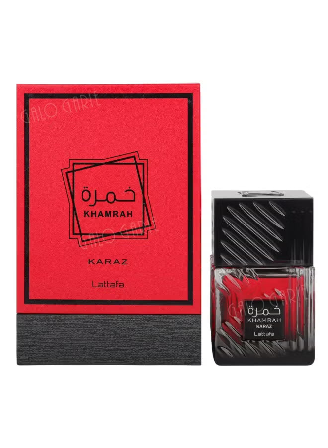 Lattafa KHAMRAH KARAZ 3.40 Ounce / 100 ml for Unisex | Genuine Designer Fragrance – Free Delivery