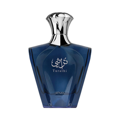 Afnan Turathi Blue 3.0 fl oz / 90 ml – Elegant Unisex Eau de Parfum, Fast USA Ship