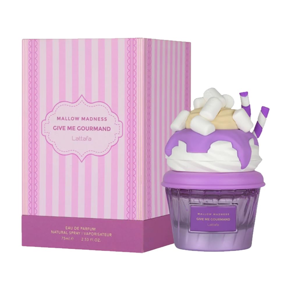 Lattafa Mallow Madness 2.6 Ounce / 75 ml – Elegant Unisex Eau de Parfum, Fast USA Ship