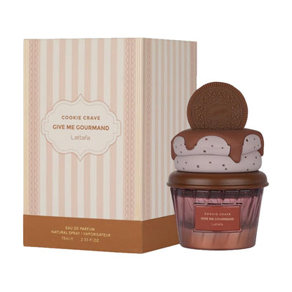 Lattafa Cookie Crave 2.6 Ounce / 75 ml – Elegant Unisex Eau de Parfum, Fast USA Ship