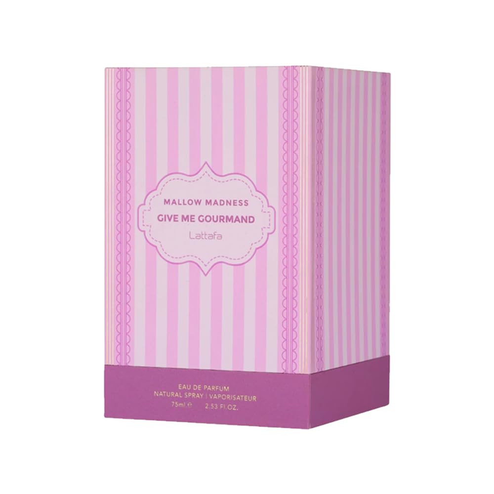 Lattafa Mallow Madness 2.6 Ounce / 75 ml – Elegant Unisex Eau de Parfum, Fast USA Ship
