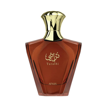Afnan Turathi Brown 3.04 Fl. Oz 3.4 fl oz / 100 ml – Elegant Unisex Eau de Parfum, Fast USA Ship