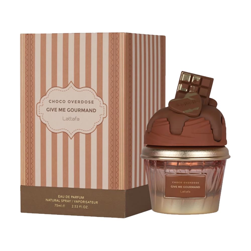Lattafa Choco Overdose 2.6 Ounce / 75 ml – Elegant Unisex Eau de Parfum, Fast USA Ship