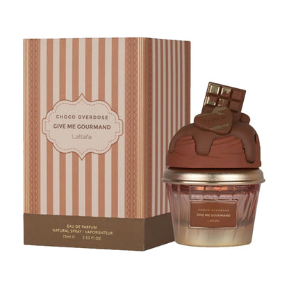 Lattafa Choco Overdose 2.6 Ounce / 75 ml – Elegant Unisex Eau de Parfum, Fast USA Ship