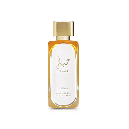 Lattafa Hayaati Gold Elixir – 3.40 Ounce / 100 ml Unisex Fragrance | Fast US Delivery