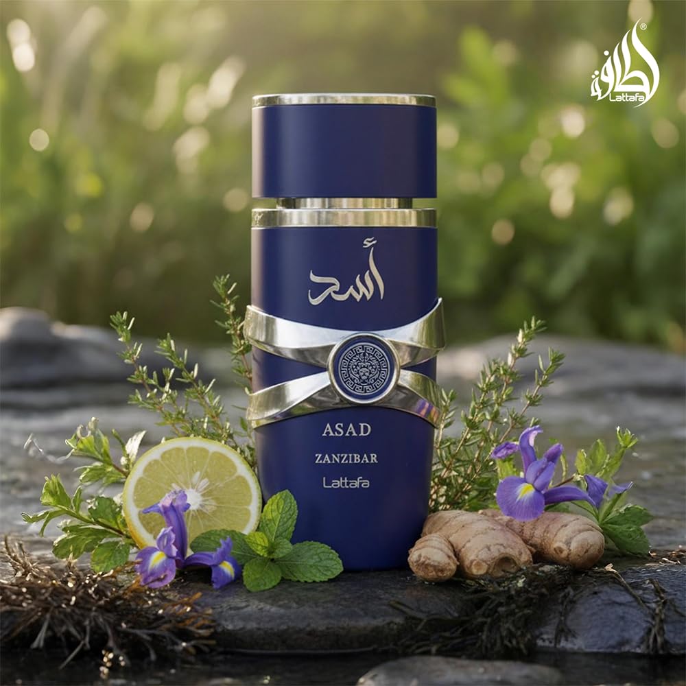 Lattafa ASAD ZANZIBAR – 3.40 Ounce / 100 ml Unisex Fragrance | Fast US Delivery