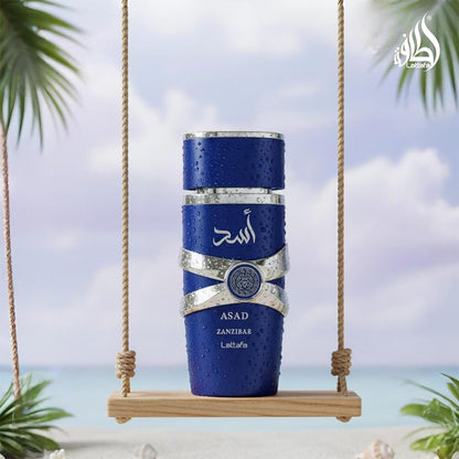 Lattafa ASAD ZANZIBAR – 3.40 Ounce / 100 ml Unisex Fragrance | Fast US Delivery