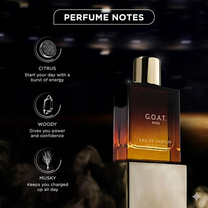 Luxury G.O.A.T Long Lasting Perfume 3.4 fl oz / 100 ml – Premium Unisex Scent, Ships Free