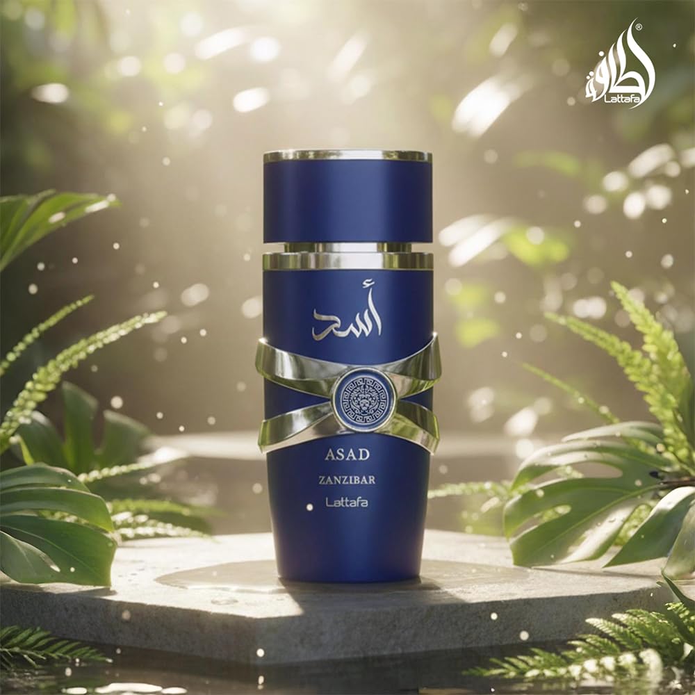 Lattafa ASAD ZANZIBAR – 3.40 Ounce / 100 ml Unisex Fragrance | Fast US Delivery