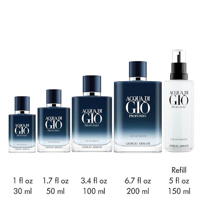 Giorgio Armani Acqua di Giò Profondo (3.4 oz / 100 ml) – 70% Off Designer Perfume for Unisex