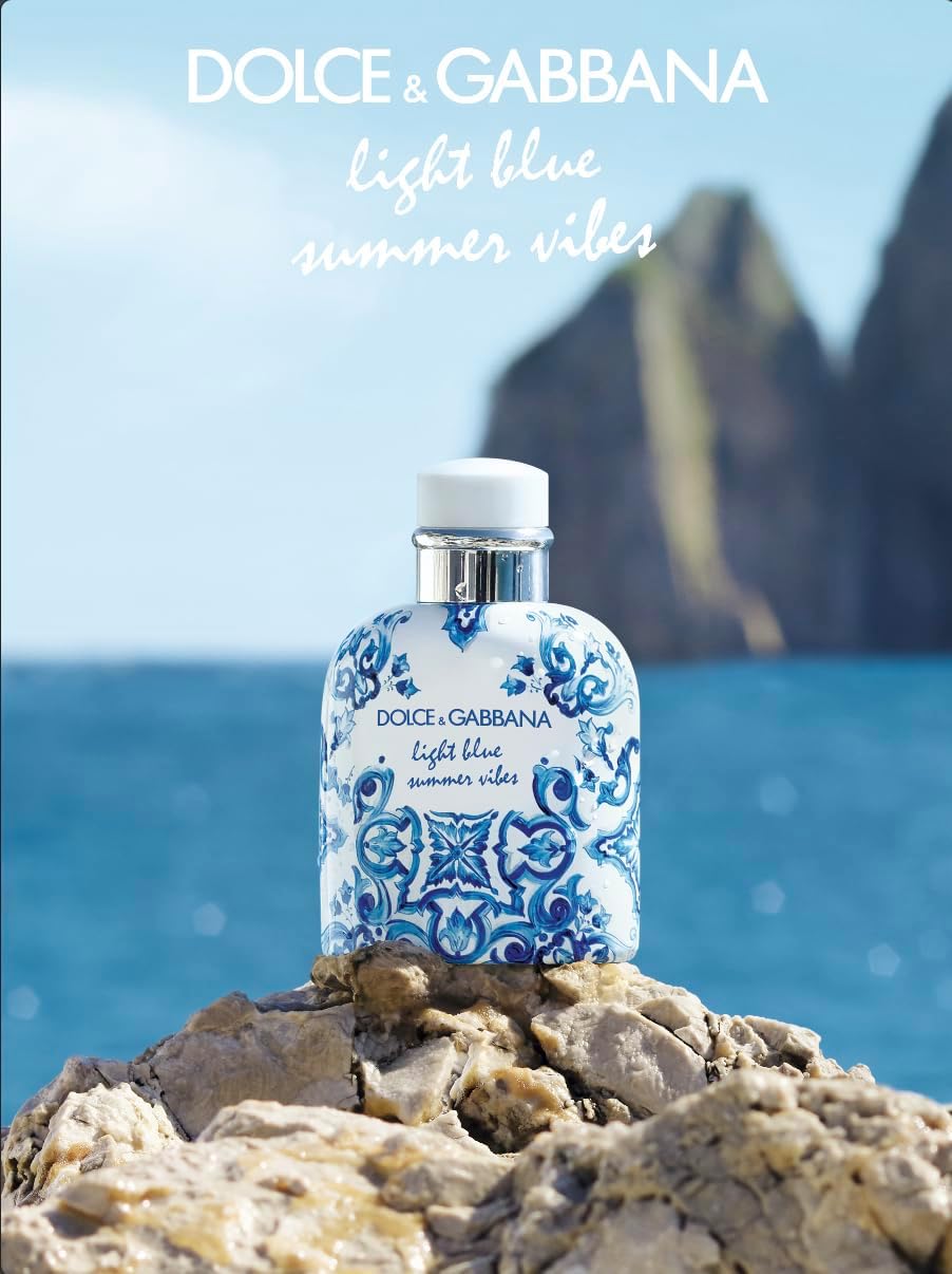 Dolce & Gabbana Light Blue Summer Vibes Pour Homme Eau de Toilette - 125ml Men's Fragrance