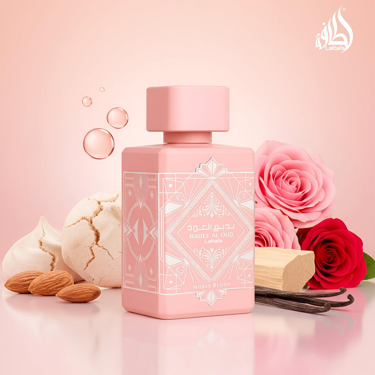 Lattafa Perfumes Bade'e Al Oud Noble Blush – 3.40 Ounce / 100 ml Unisex Fragrance | Fast US Delivery