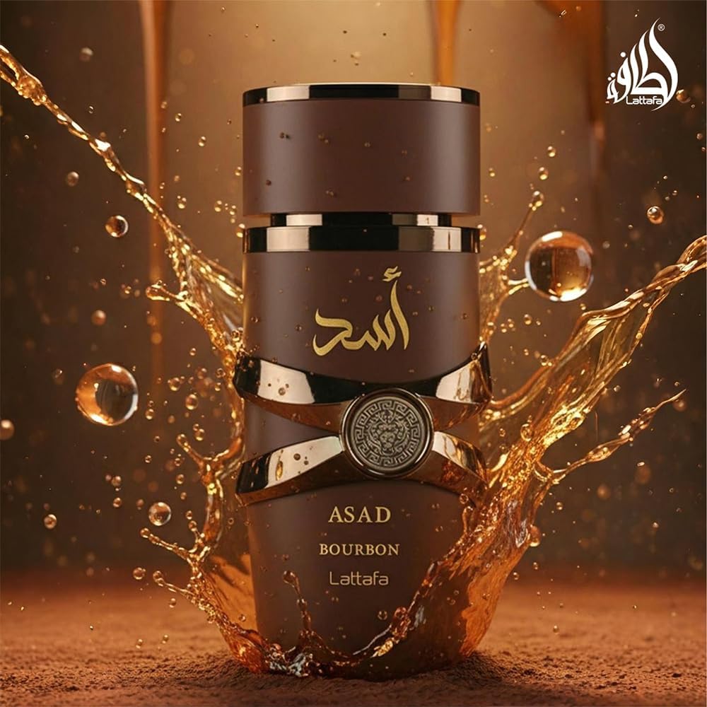 Lattafa ASAD BOURBON / 100 m – 3.40 Ounce Unisex Fragrance | Fast US Delivery
