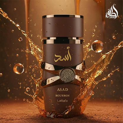 Lattafa ASAD BOURBON / 100 m – 3.40 Ounce Unisex Fragrance | Fast US Delivery