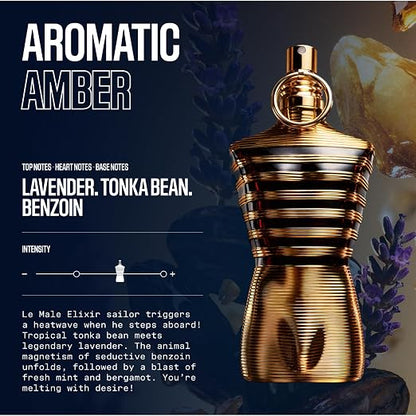 Jean Paul Gaultier Le Male Elixir Parfum - Men's Fragrance