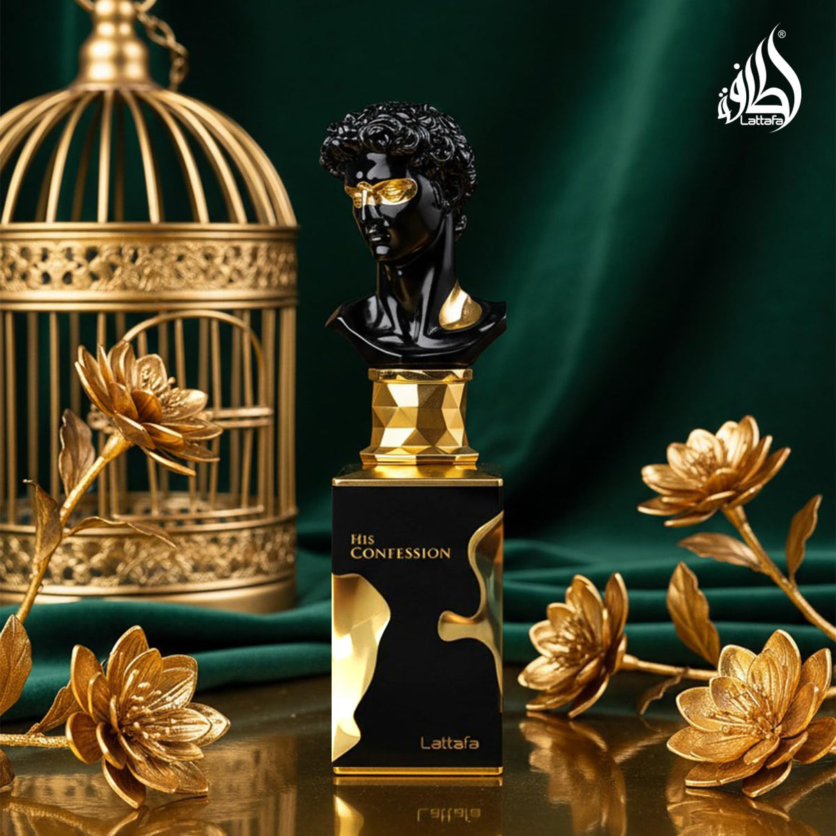 Lattafa His Confession 3.40 Ounce / 100 ml – Elegant Unisex Eau de Parfum, Fast USA Ship