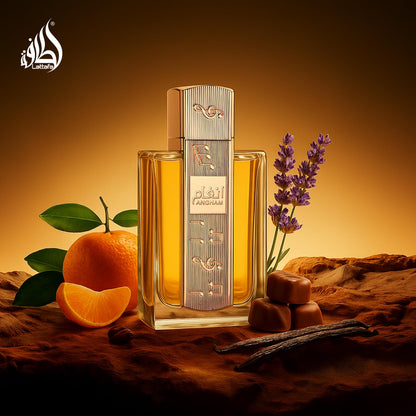 Lattafa Angham 3.40 Ounce / 100 ml – Elegant Unisex Eau de Parfum, Fast USA Ship