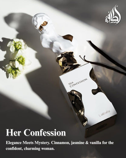 Lattafa Her Confession – 3.40 Ounce / 100 ml Women Fragrance | Fast US Delivery