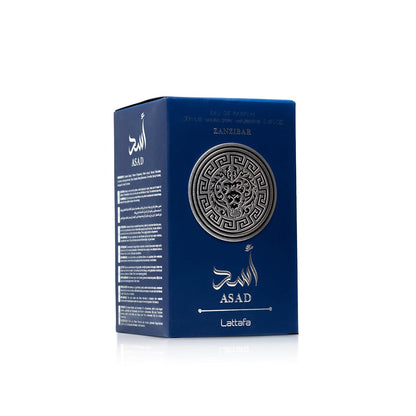 Lattafa ASAD ZANZIBAR – 3.40 Ounce / 100 ml Unisex Fragrance | Fast US Delivery
