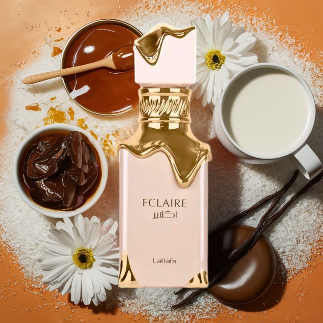 Lattafa Eclaire 3.40 Ounce / 100 ml – Elegant Women Eau de Parfum, Fast USA Ship