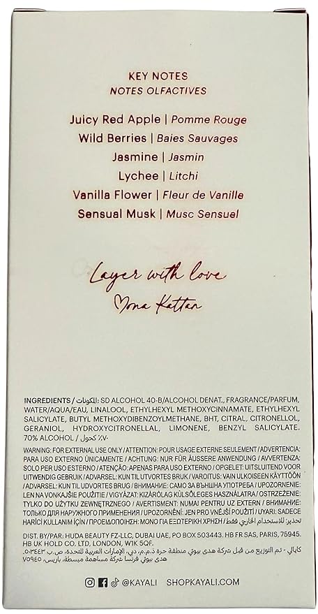 KAYALI EDEN JUICY APPLE 3.4 fl oz / 100 ml for Unisex | Genuine Designer Fragrance – Free Delivery