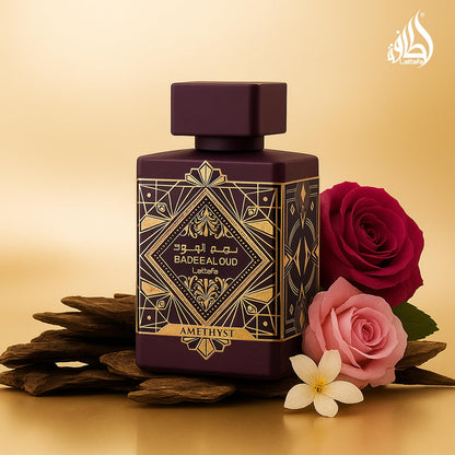 Lattafa Perfumes Bade'e Al Oud AMETHYST 3.40 Ounce / 100 ml for Unisex | Genuine Designer Fragrance – Free Delivery