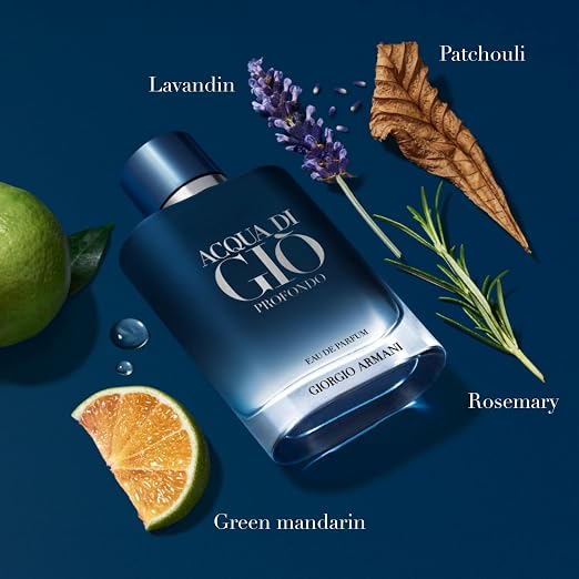 Giorgio Armani Acqua di Giò Profondo (3.4 oz / 100 ml) – 70% Off Designer Perfume for Unisex
