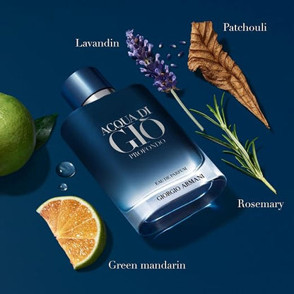 Giorgio Armani Acqua di Giò Profondo (3.4 oz / 100 ml) – 70% Off Designer Perfume for Unisex