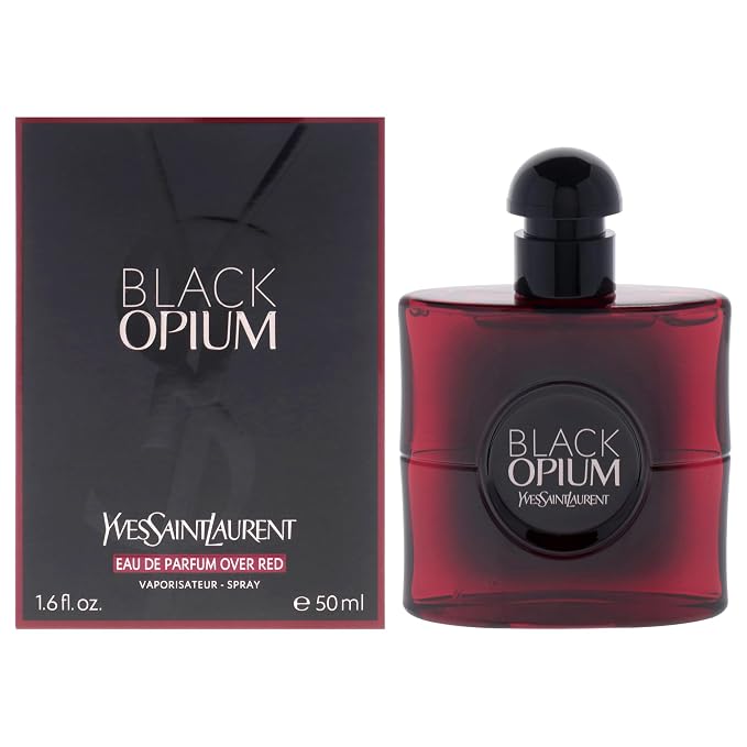 Yves Saint Laurent Black Opium Over Red 1.69 oz – Elegant Women Eau de Parfum, Fast USA Ship