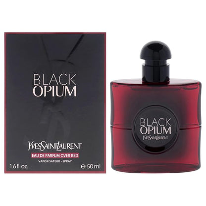 Yves Saint Laurent Black Opium Over Red 1.69 oz – Elegant Women Eau de Parfum, Fast USA Ship