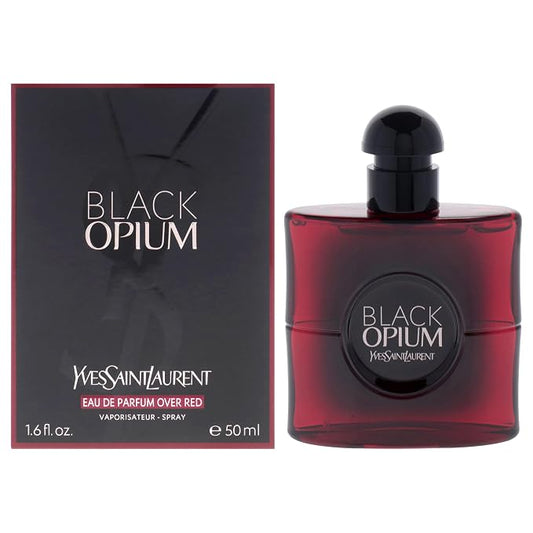 Yves Saint Laurent Black Opium Over Red 1.69 oz – Elegant Women Eau de Parfum, Fast USA Ship