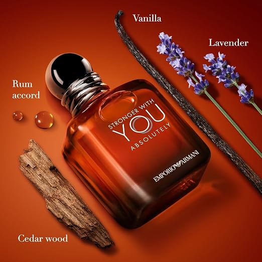 Armani Beauty Stronger With You Absolutely 3.4 fl oz / 100 ml for Men | Genuine Designer Fragrance – Free Delivery