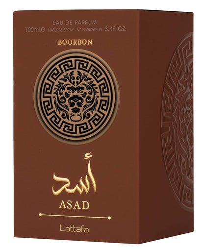 Lattafa ASAD BOURBON / 100 m – 3.40 Ounce Unisex Fragrance | Fast US Delivery