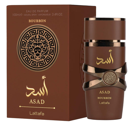 Lattafa ASAD BOURBON / 100 m – 3.40 Ounce Unisex Fragrance | Fast US Delivery