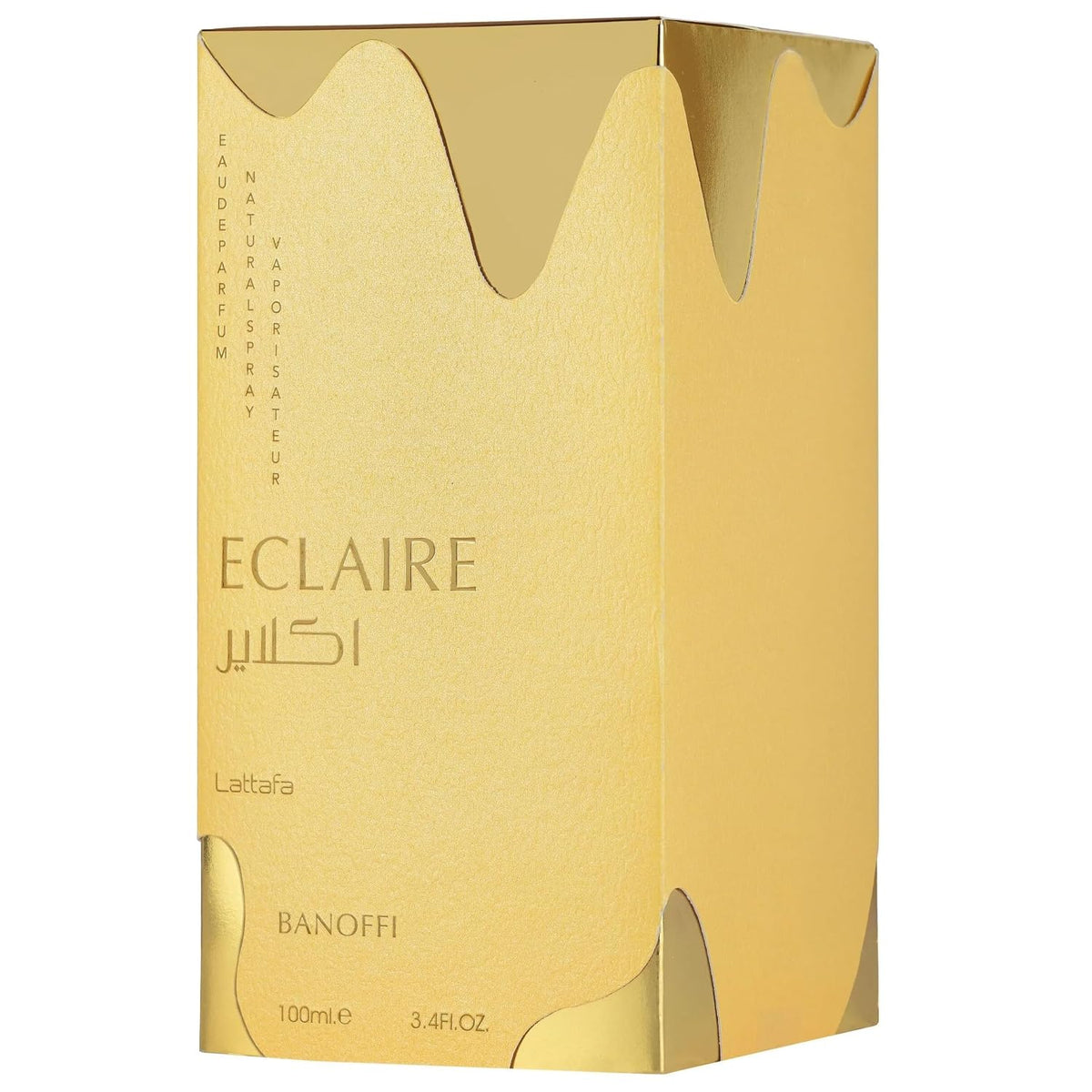 Lattafa Eclaire Banoffi 3.40 Ounce / 100 ml – Elegant Unisex Eau de Parfum, Fast USA Ship