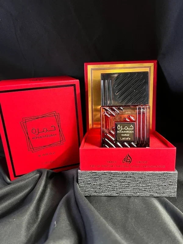 Lattafa KHAMRAH KARAZ 3.40 Ounce / 100 ml for Unisex | Genuine Designer Fragrance – Free Delivery