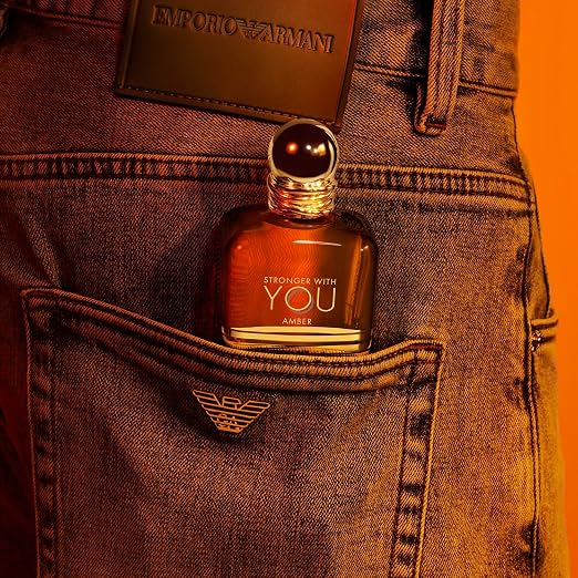 Armani Stronger With You Amber (3.4 oz / 100 ml) – 55% Off Designer Perfume for Men