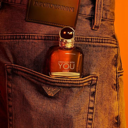 Armani Stronger With You Amber (3.4 oz / 100 ml) – 55% Off Designer Perfume for Men