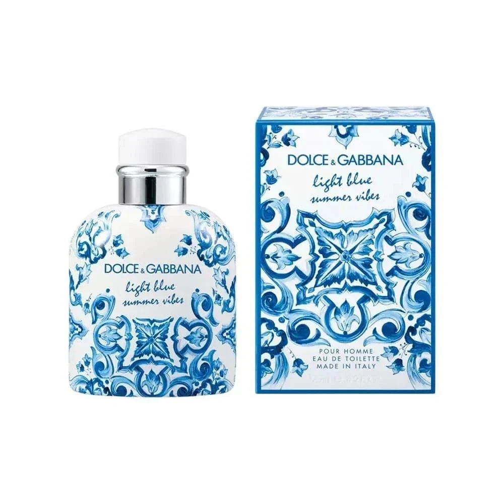 Dolce & Gabbana Light Blue Summer Vibes Pour Homme Eau de Toilette - 125ml Men's Fragrance